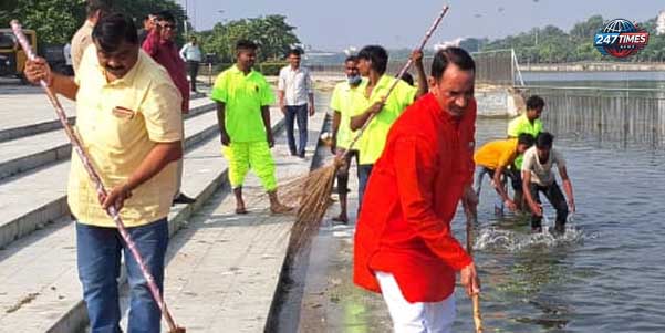 रांची में छठ महापर्व की तैयारी: नगर निगम ने सफाई अभियान और सुरक्षा व्यवस्था पर दिया विशेष ध्यान, घाटों की सफाई 24 घंटे में पूरी करने का निर्देश