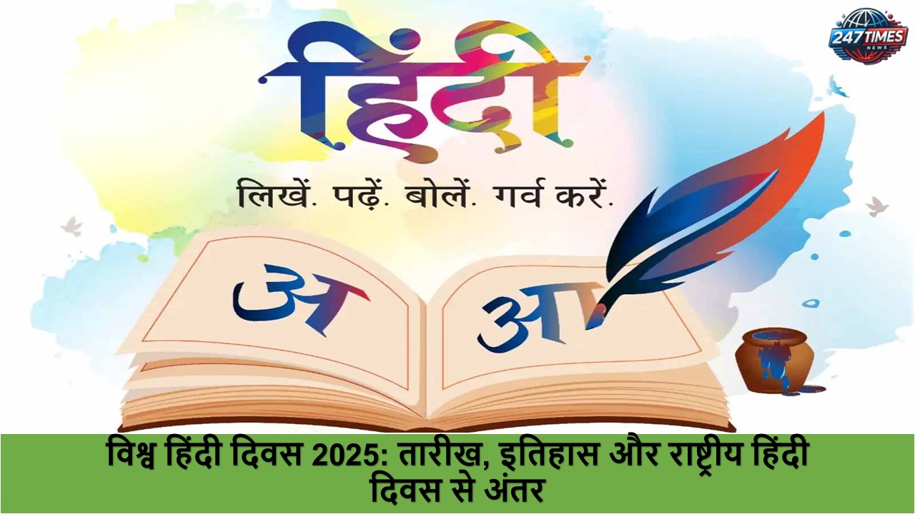 विश्व हिंदी दिवस 2025: तारीख, इतिहास और राष्ट्रीय हिंदी दिवस से अंतर