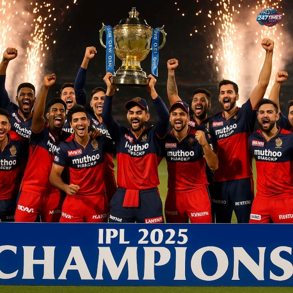 RCB ने पहली बार IPL 2025 की ट्रॉफी जीती – विराट कोहली भावुक